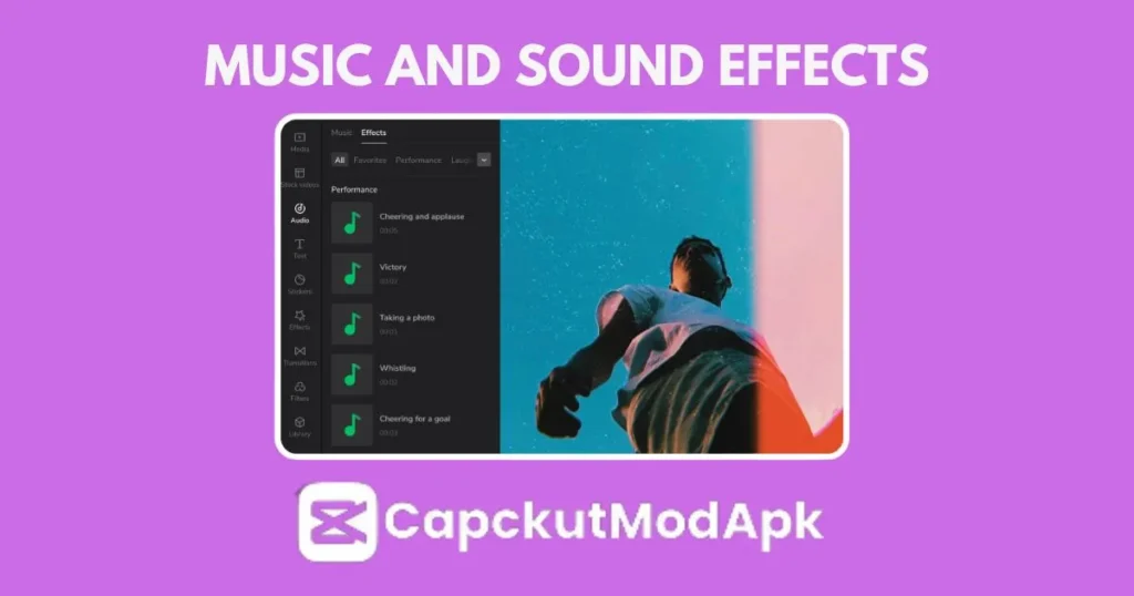 CapCut MOD APK Download Music and sound effects