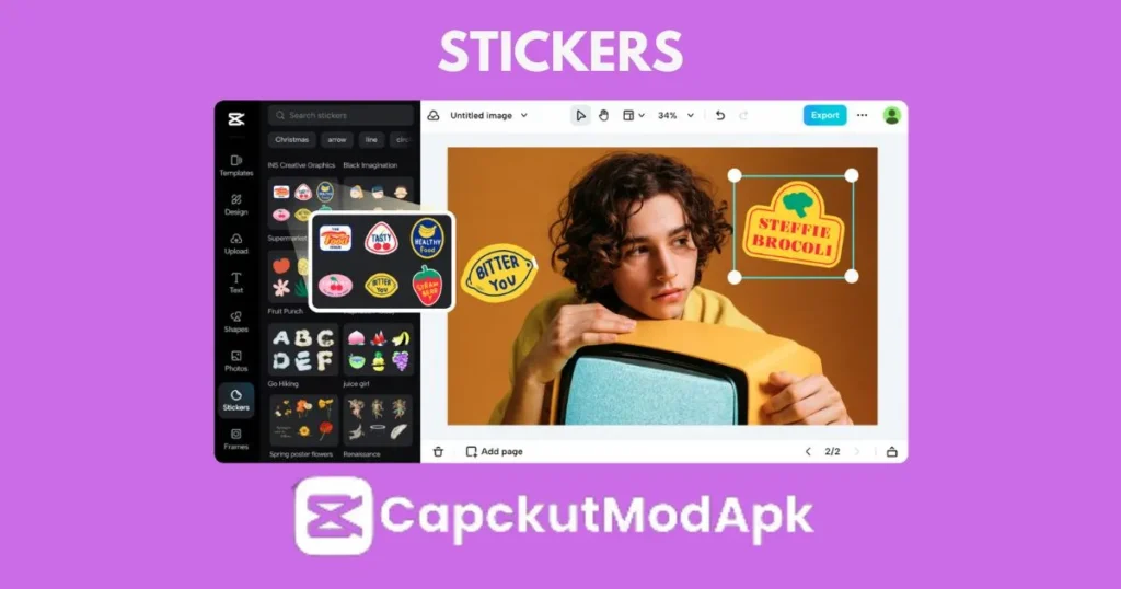 CapCut MOD APK Download Stickers