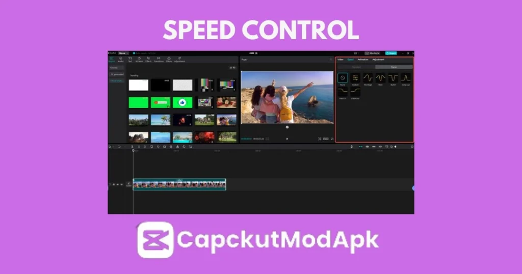 CapCut MOD APK Download Speed Control