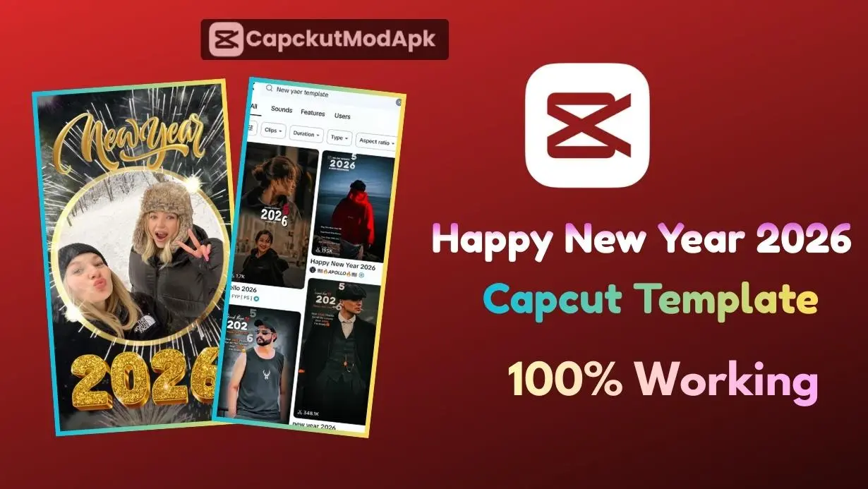 Happy New Year 2026 Capcut Template – 100% Working