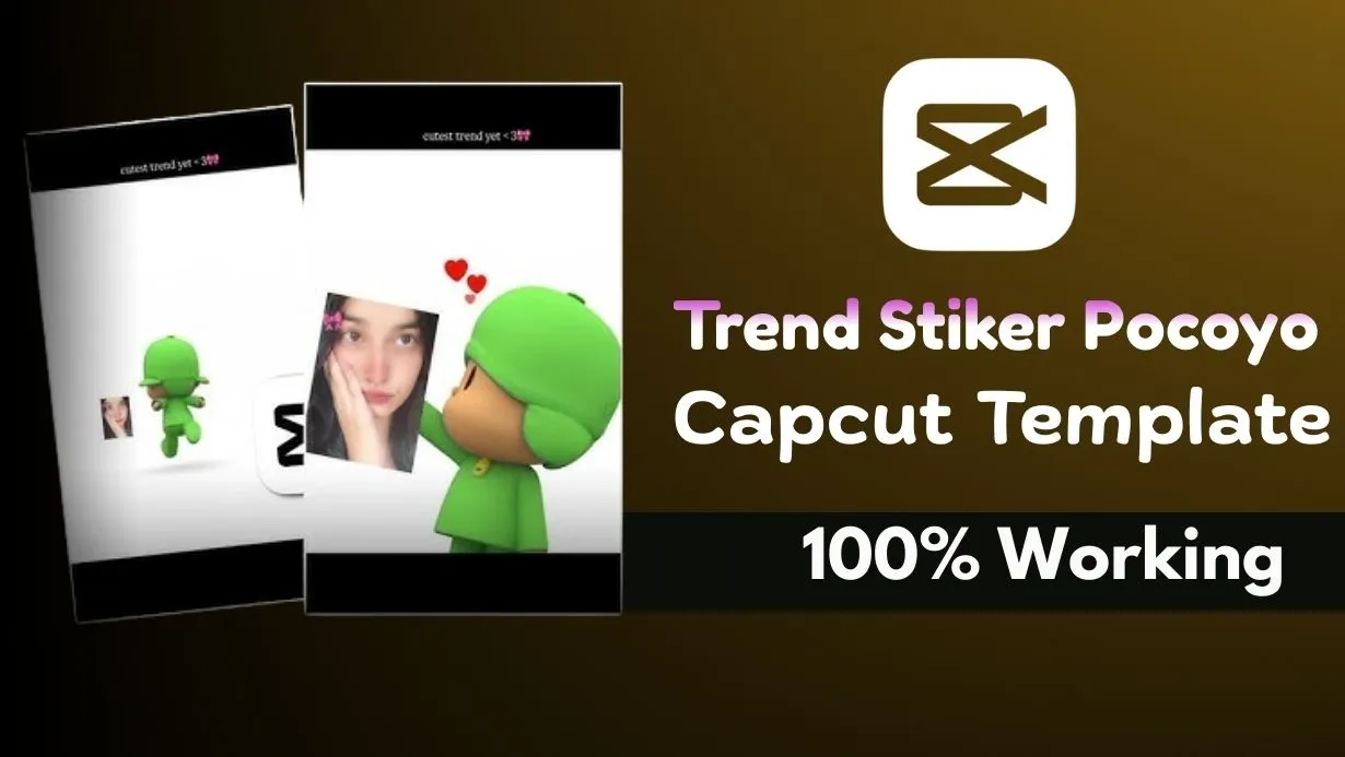 Trend Stiker Pocoyo CapCut Template – 100% Working