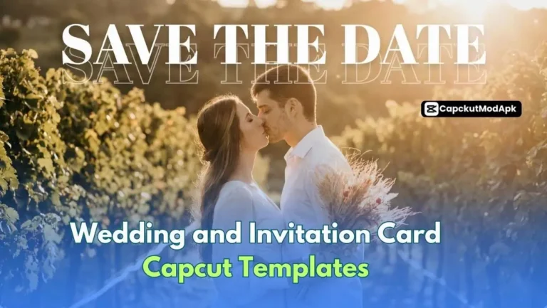 Wedding and Invitation Card Capcut Template