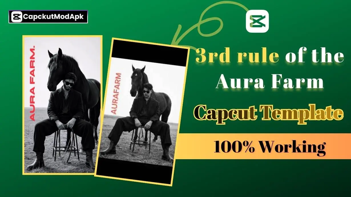 3rd rule of the Aura Farm CapCut Template – 100% Working